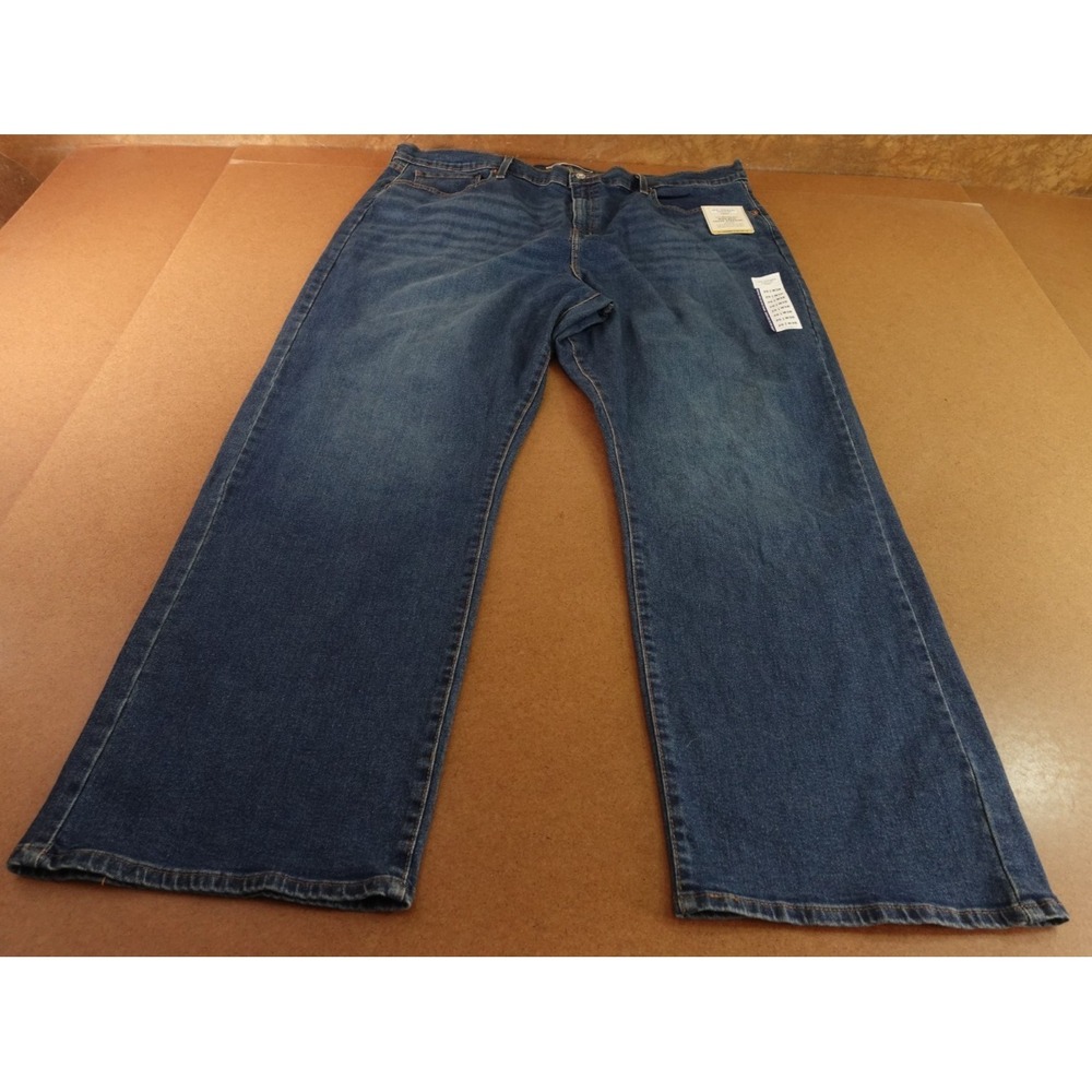 Levi Strauss Womens 26 Dark Wash Heritage High Rise Loose Straight Jeans NWT